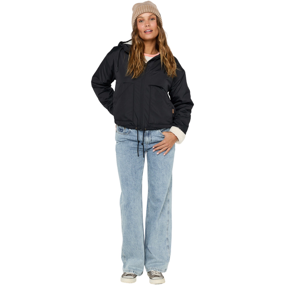 2025 Rip Curl Dame Keepsakes Bomber 03CWJA - Washed Black